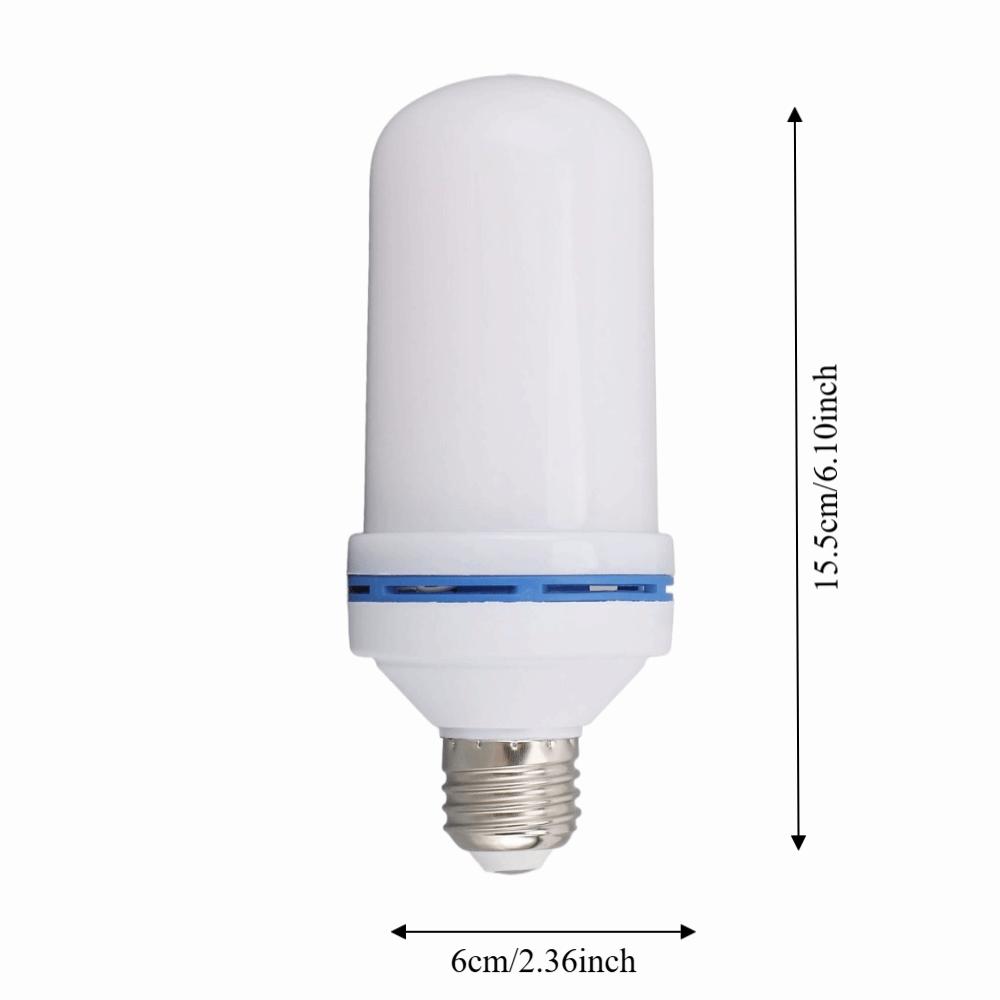 2 Pack Gravity Sensor LED Flame Light Bulbs 4 Modes Flickering Light Bulbs  Halloween