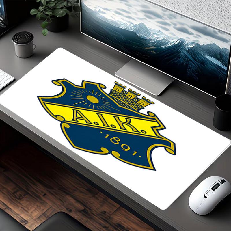 AIK Fotboll Print Mouse Pad, for Keyboard Pad Laptop PC Mat for Office Home Use, Desk Decor, Perfect Birthday Gift for Gamers