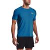 Under Armour Solid Color Logo Crew Neck T-Shirt Men Tops Blue 1370338-899