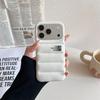 Custodia imbottita stile piumino per telefono IPhone 17 Air Pro Max Cover posteriore in PU antiurto in più colori