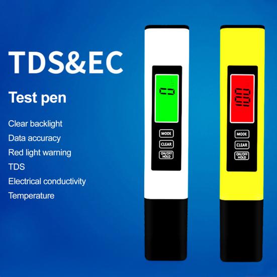 Wasserqualitätsmessgerät Digitalanzeige Hochpräzise Batteriebetrieben Trinkwasser
