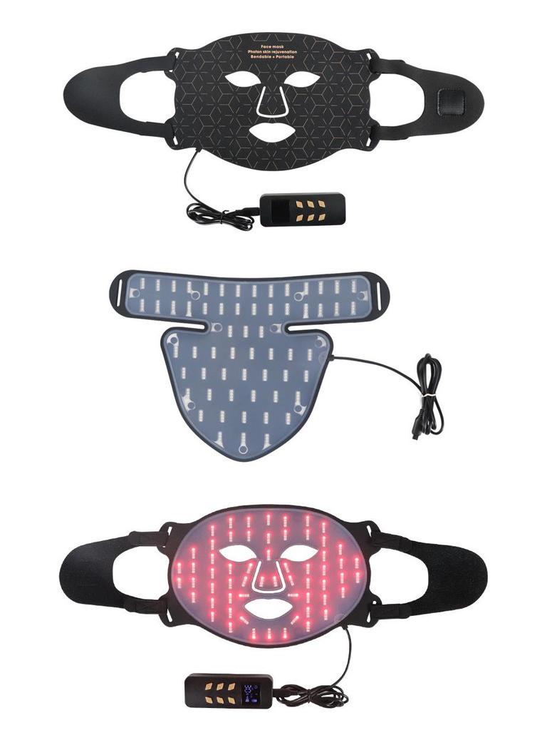Seven-Color LED Beauty Face & Neck Photonic Mask for Skin Rejuvenation