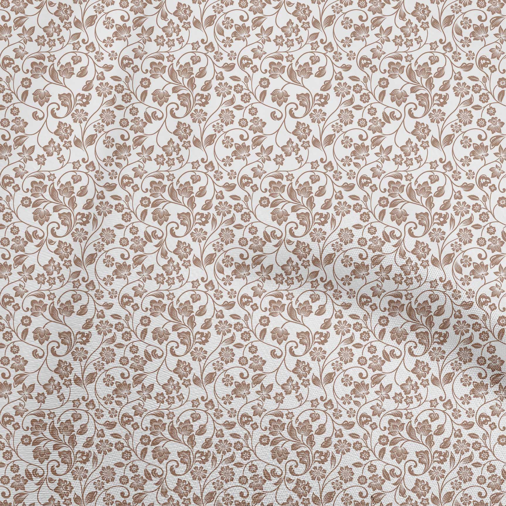 

oneOone Cotton Flex Dusty Green Fabric Asian Block Dress Material Fabric Print Fabric By The Yard 40 Inch 42 Inch Wide - Viscose Chiffon білий