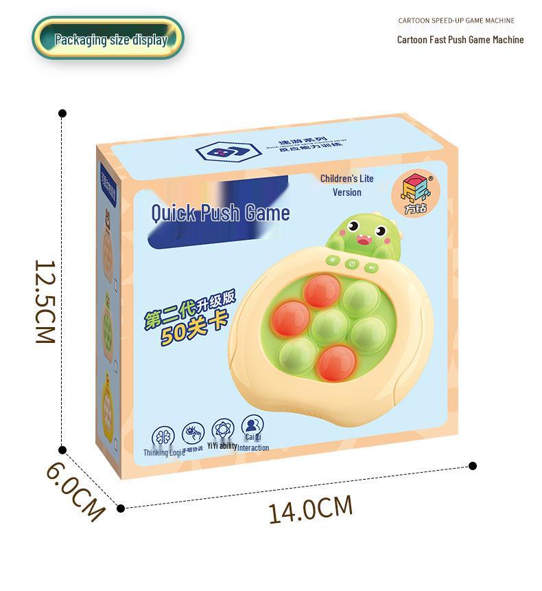 Handheld Whack-a-Mole Game Console: Educational Press & Pop Reaction Training Toy