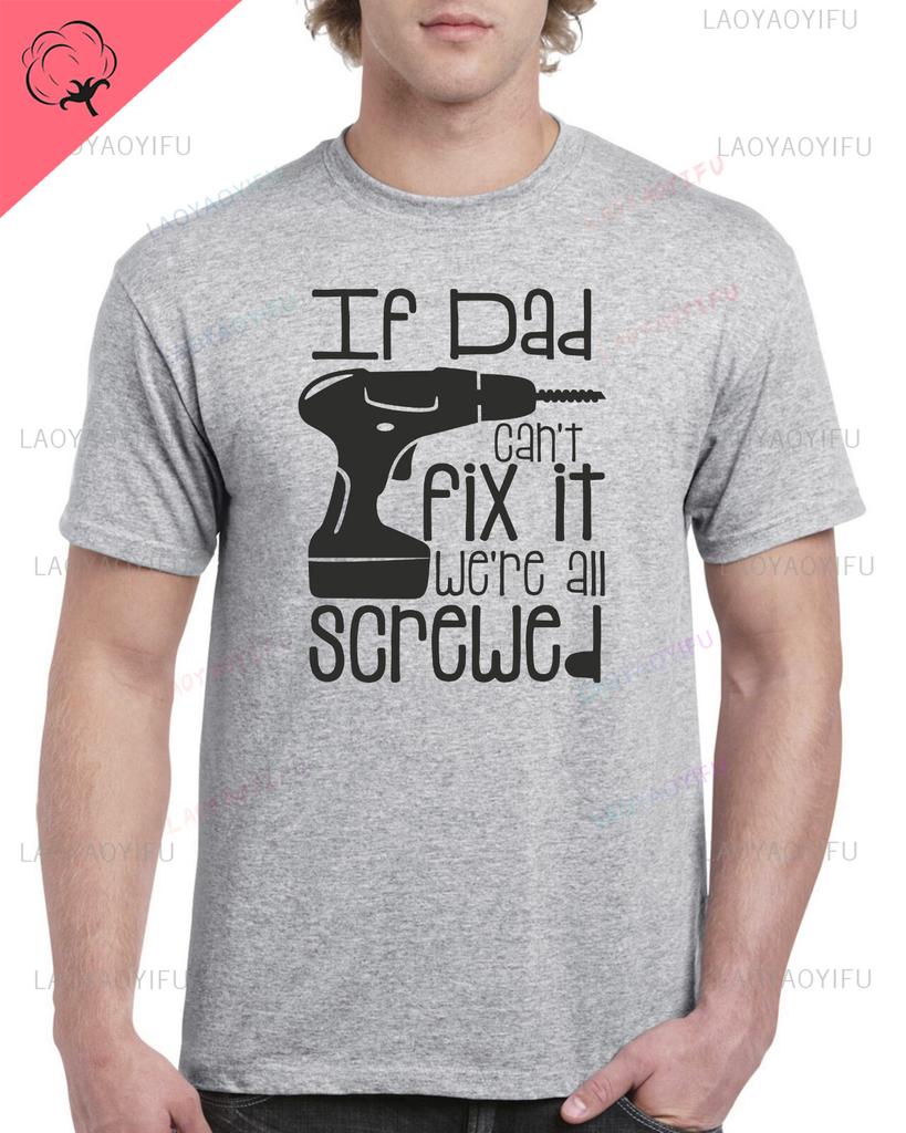 Fathers Day Gifts Dad T Shirt Birthday Gift for Daddy TShirt for Father Fun Tee Fashion Cotton Loose Graphic Sweatshirt Tops Tee