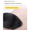 Seamless 100% Human Hair Hairpiece Sideburns Toupee Hairline Sideburn Patch Forehead Patch  Men