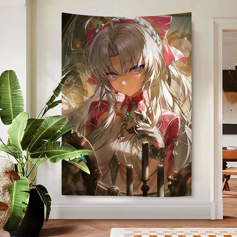 

Wuthering Waves Game Cartoon Tapestry For Living Room Home Dorm Decor INS Home Decor 74x94cm(29x37in)
