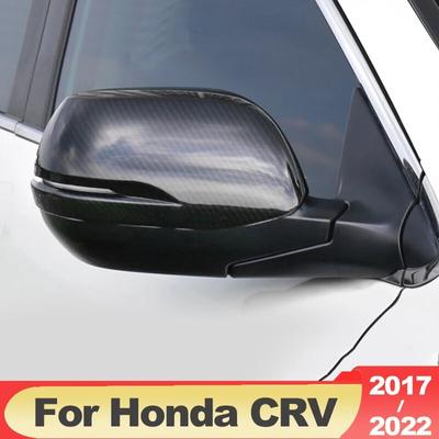 ABS Car Side Rearview Mirror Cap Decorate Cover Shell Trim Case For Honda Crv CR-V 2017-   2022 Auto Accessories