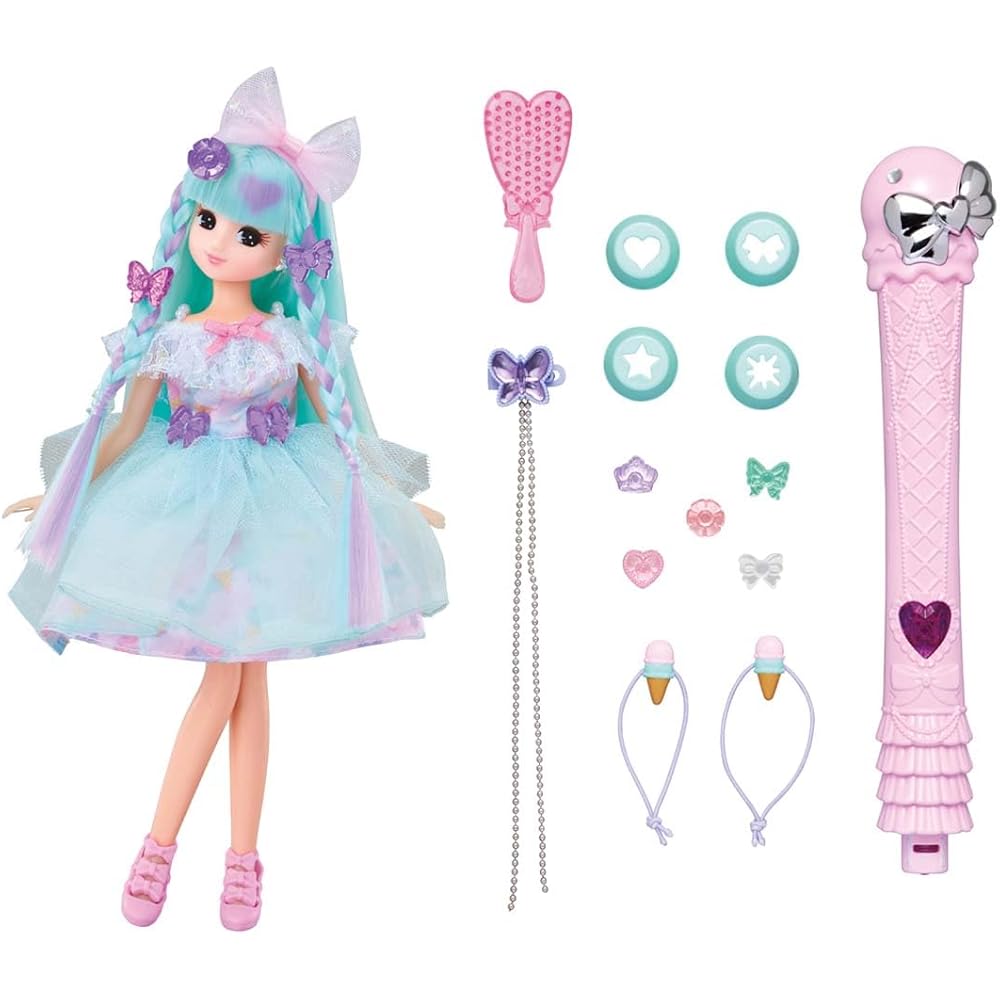 

Takara Tomy Licca-chan Doll Color Change Gelato Outfit Toy for Pretend Play Ages 3 and Up