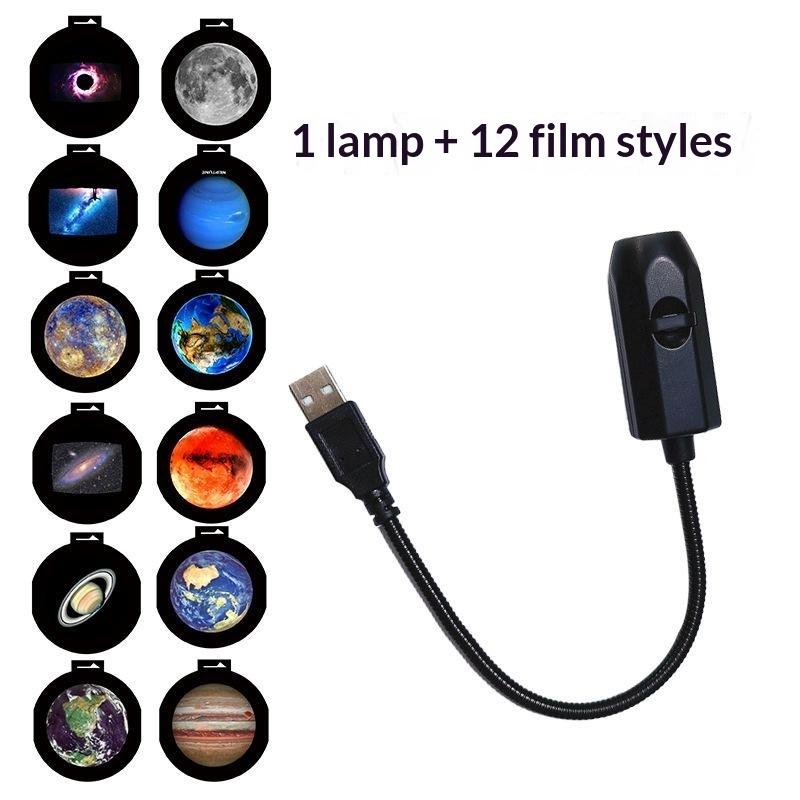 Planet/Starry Sky Projector Moon Night Light Bedroom Ambient Light Led Soft Light Sleep Background Light