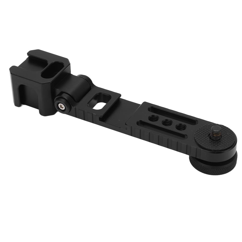 Triple Cold Shoe Bracket Microphone Mount Extension Bracket for Camera Stabilizer with 1 4 Inch Screw