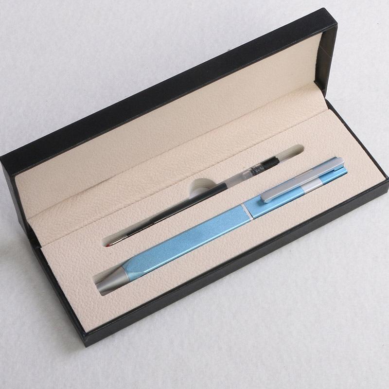 Direct Supply Aluminum Rod Oxidation Rotating Square Ballpoint Pen Exquisite Light Luxury Signature Pen Enterprise Welfare Advertising Gifts