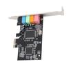 Pcie 5.1 Channel Sound Card 6 Channel Audio Card CMI8738 Chip with CD Accessories
