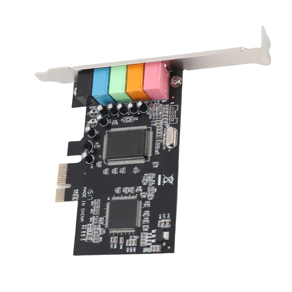 Pcie 5.1 Channel Sound Card 6 Channel Audio Card CMI8738 Chip with CD Accessories