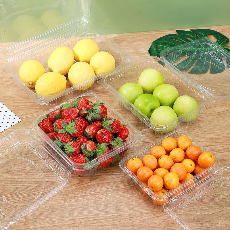 Einweg Quadratische Plastik Obstbehälter mit Deckeln