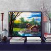 5D DIY Diamond Painting House Full Square Round Diamond Embroidery Tree Rhinestone Kit Home Decoration