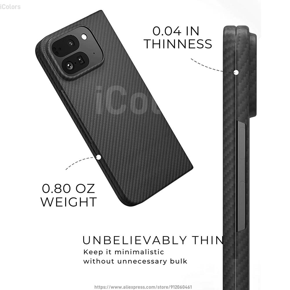 For Google Pixel 10 Pro Fold Magnetic MagSafe Case Aramid Carbon Fiber Case Ultra Thin Lightweight Aramid Fiber Cover