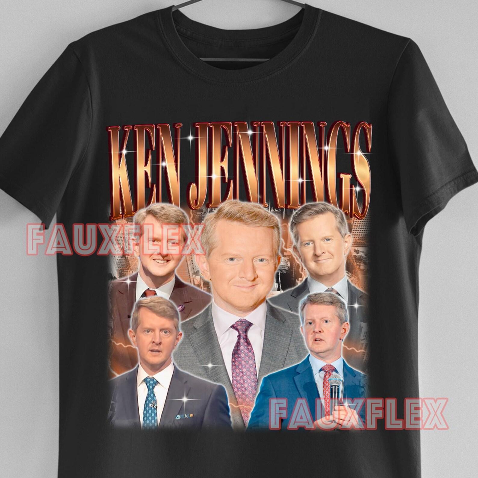 Ken Jennings T-Shirt, Retro Style Tee, Trivia Fan Gift 3XL