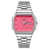 Calendar Steel Belt Women'S Watch Retro Wine Barrel High-End Watch Women'S Waterproof High-Value Quartz Watch