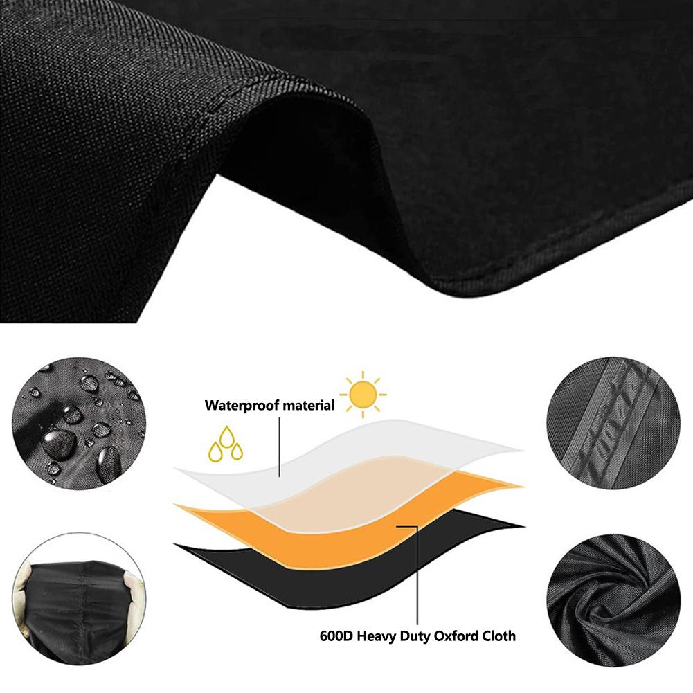 600D Oxford Cloth RV Caravan Trailer Hitch Cover Dustproof Rain & Snow Protection Easy To Use Towing Hitch Caravan Tow Cover