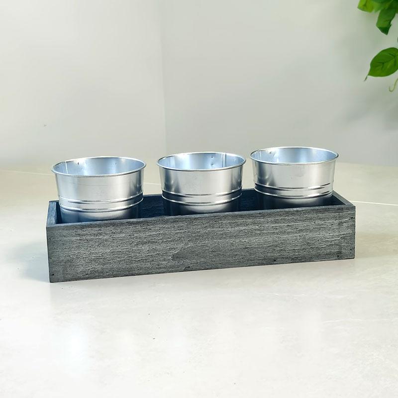 

Настольное украшение в виде цветочной коробки, горшок для суккулентов, украшение для дома, контейнер для зеленых растений, деревянный, ремесленный цветочный горшок, украшение для дома Pack of 1