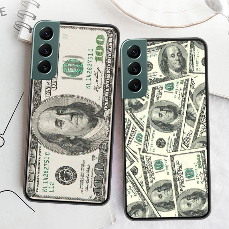 Banknote Dollar Cash Money Phone Case For Samsung A15 A25 A35 A55 Galaxy A70S A50S A30S A30 A40 A71 A51 A41 A31 A21 A11 A01 A20S