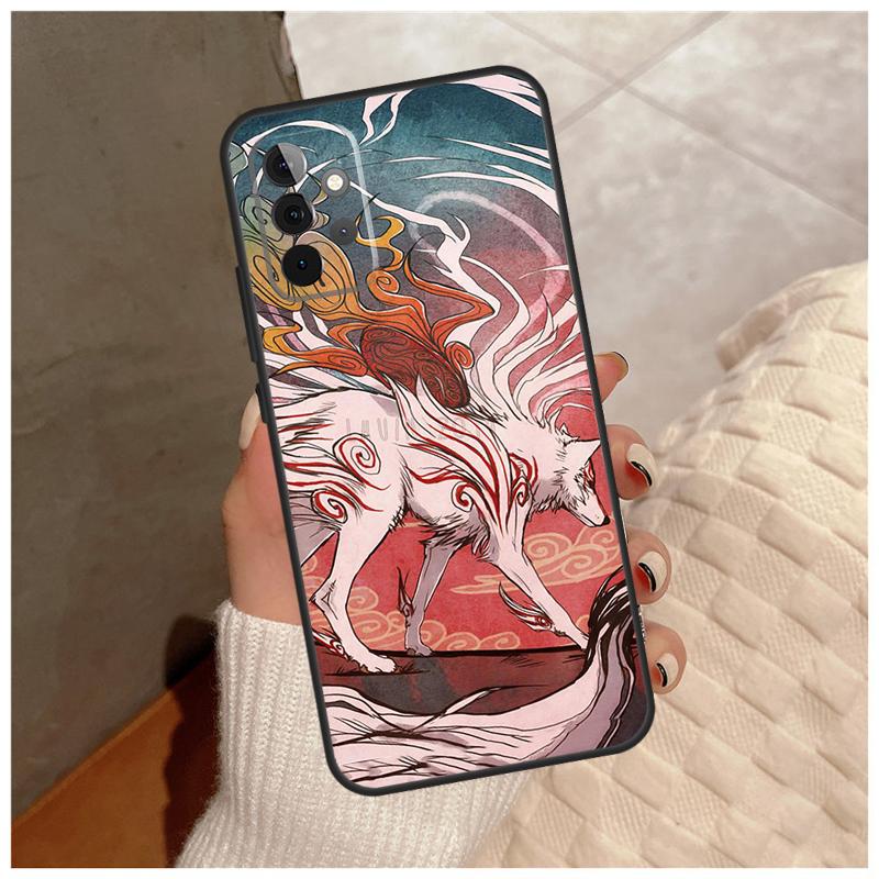 Japanese Style Anime Fox For Samsung Galaxy A13 A33 A53 A34 A54 A14 A15 A16 A26 A36 A56 A12 A32 A52 A06 A35 A55 Case