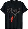 Red Cardinal Bird Lovers Birdwatching Birding Vintage T-Shirt Unisex T-Shirt