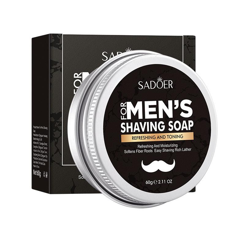 Men s Shaving Soap 60g Softening Beard Smooth Shaving Shaving Soap Skin Care Products Shaving soap 60g