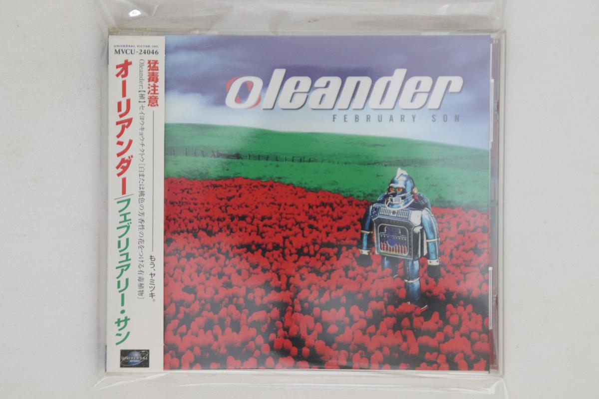 

CD OLEANDER - February Son MVCU24046PROMO UNIVERSAL 1999 Japan Obi Rock Used