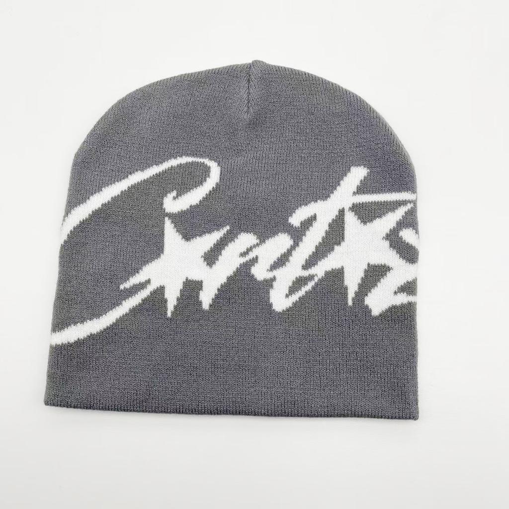 Halloween Series Jacquard Knitted Hat European and American Fashion Skull Portrait Beanie Pullover