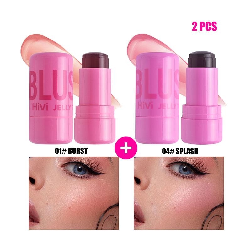 [Buy 1 Take 1] Multifunctional Blush Cream Long-Lasting High Pigment Lipstick Eyeshadow Stick