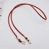 Simple Solid Color Leather Shoulder Crossbody Bag Replacement Strap Anti Lost Phone Chain For Diy Bag Chain Straps