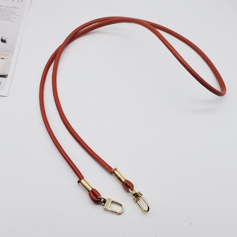 Simple Solid Color Leather Shoulder Crossbody Bag Replacement Strap Anti Lost Phone Chain For Diy Bag Chain Straps