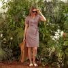Lipbbam Creora Leoni Midi Wrap Dress Ldm03oz01
