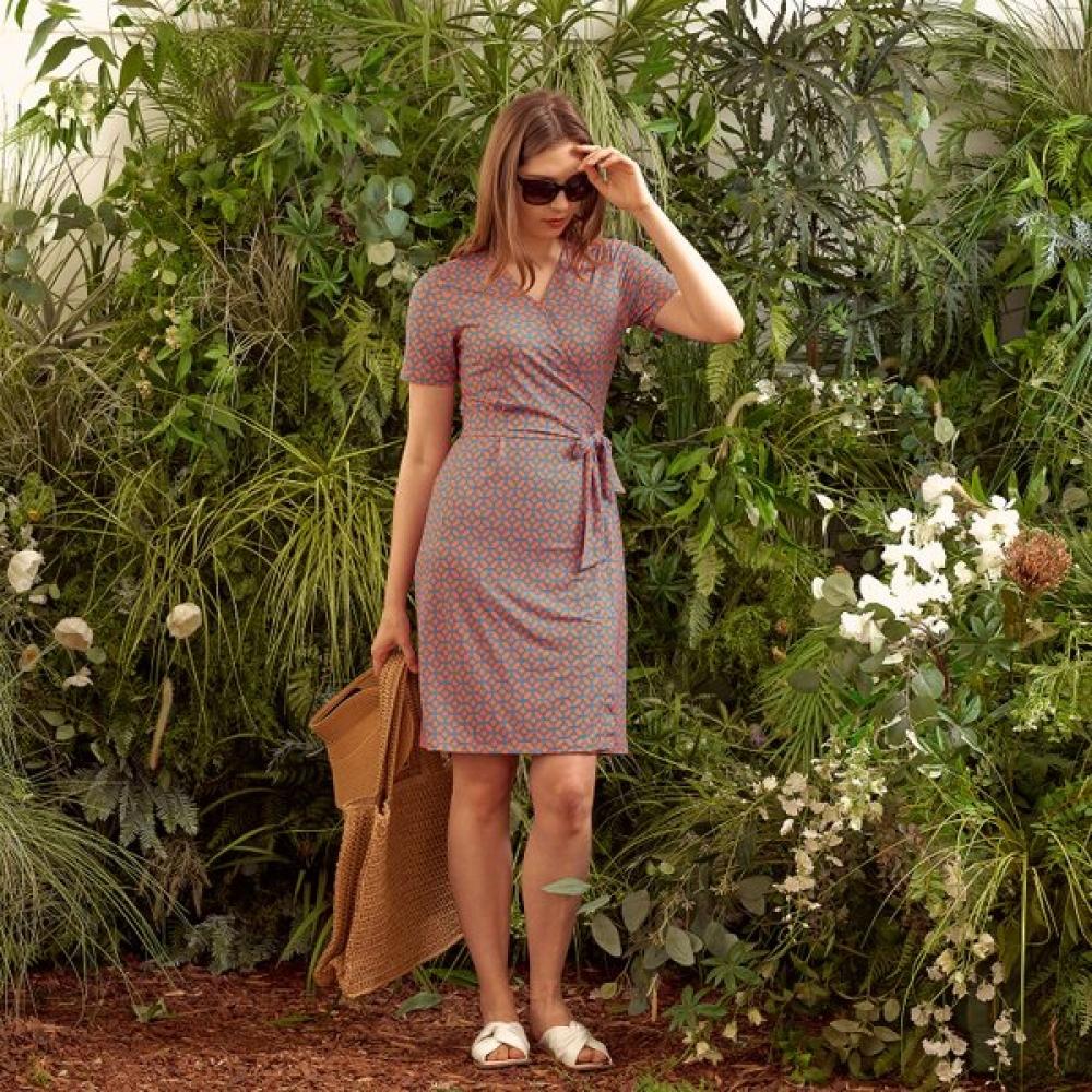 Lipbbam Creora Leoni Midi Wrap Dress Ldm03oz01