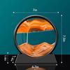 Moving Sand Art Picture Glass Liquid Painting 3D Natural Landscape showpieces for Home Decor Antique Gifts