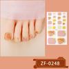 New Toe Nail Stickers 3D Manicure Stickers Toenail Bronzing Imitation Diamond Girl Cute Nail Polish Film Manicure Stickers