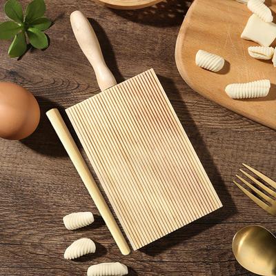 Gnocchi Maker dosky talianske cestoviny drevené domáce s maslom