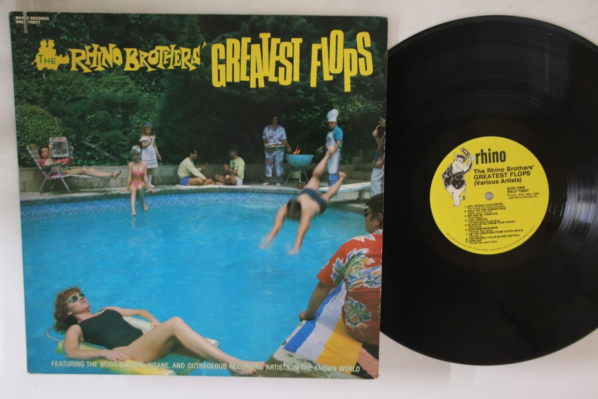 

LP Record VARIOUS - Rhino Brothers Greatest Flops RNLP70827 RHINO US Rock Used
