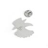 Cartoon Animal Brooch Buckle English Sentence Personality Letter Shape Paint Badge