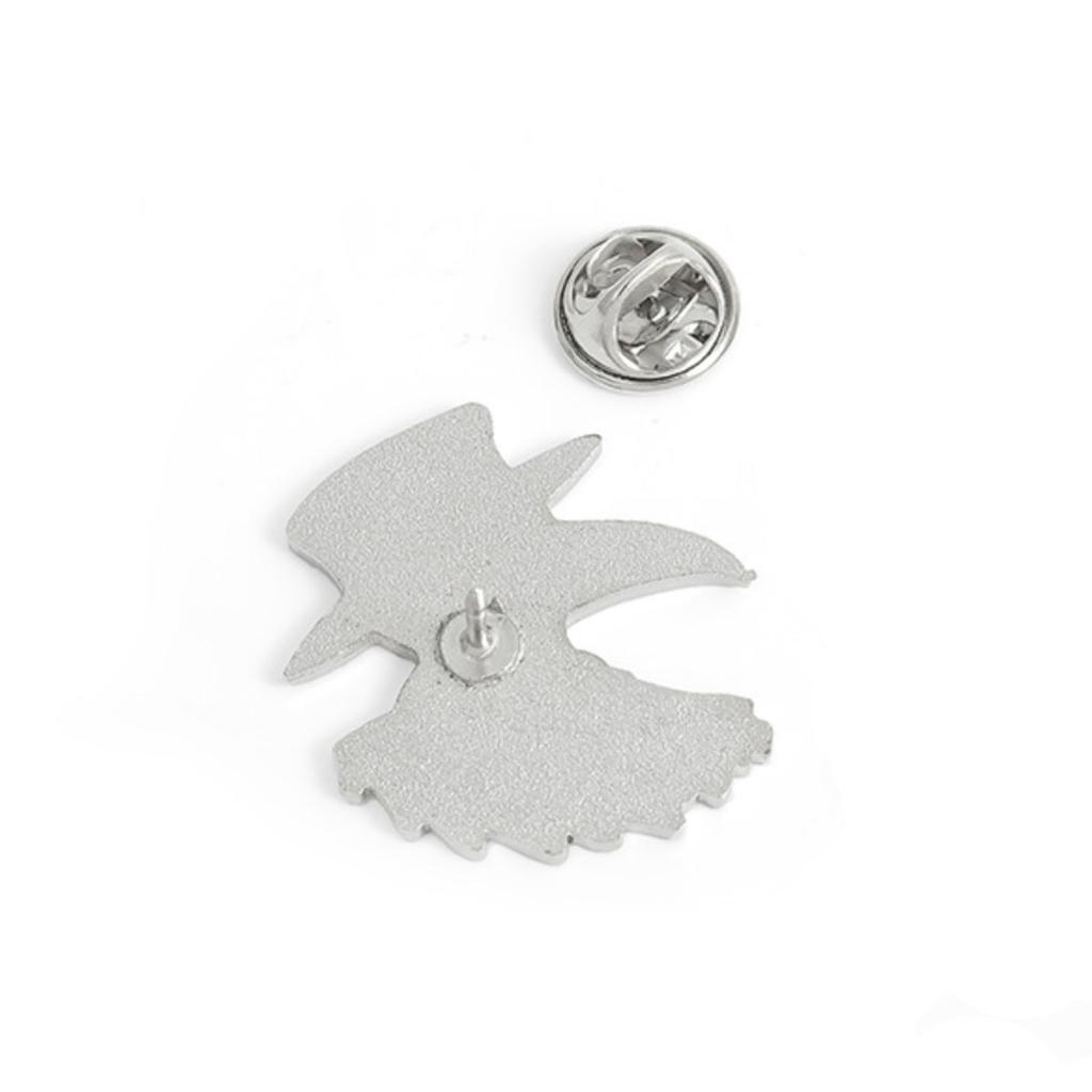 Cartoon Animal Brooch Buckle English Sentence Personality Letter Shape Paint Badge