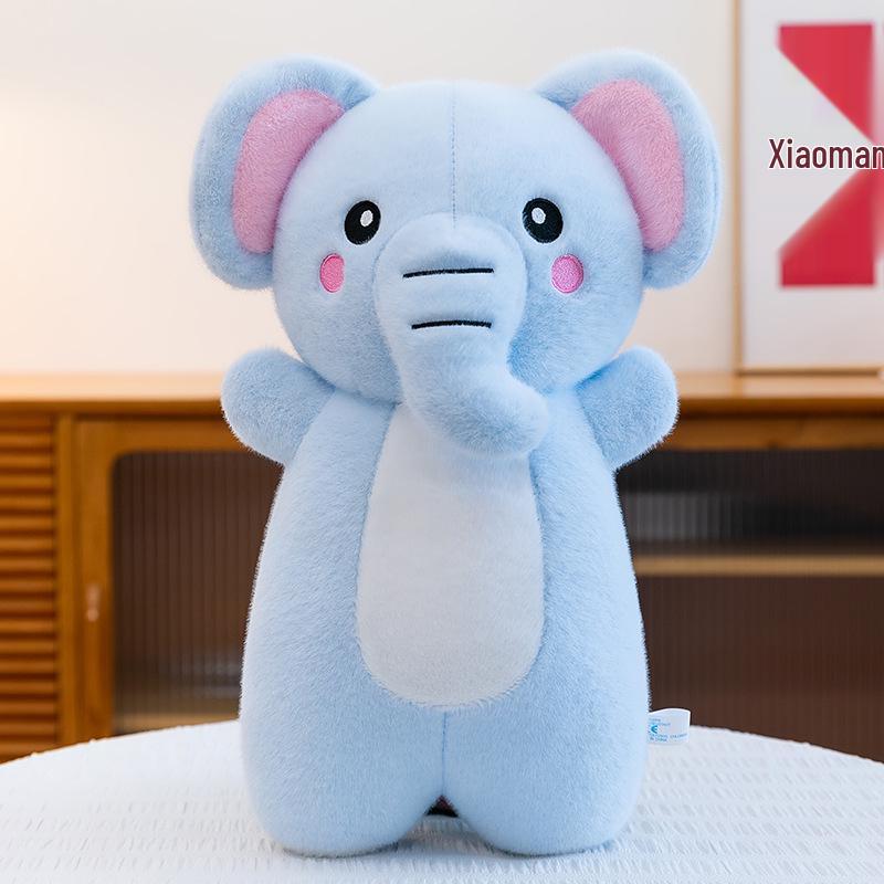 Adorable Elephant and Cat Plush Toy - Super Soft Cloth Doll Pillow