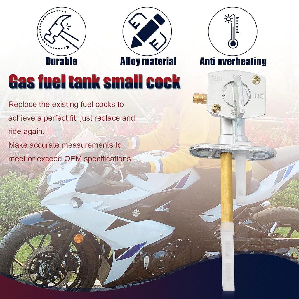 0470-445 Fuel Shut Off Gas Tank Petcock Valve Switch Compatible with Arctic Cat 250 300 400 500 375 454 0470-344 0470-363 0470-365 0470-401 DVX MRP