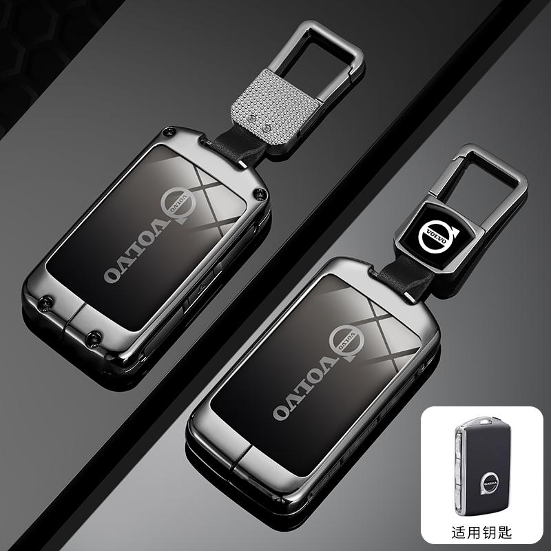 Szwdr4 Zinc Alloy Car Key Case Cover Key Bag Shell Holder For Volvo XC60 XC40 XC90 S90 V60 S60 V90 C40 Polestar 1 Polestar 2 Accessory