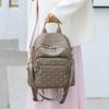 Rhomboid Rivet Backpack Women's Travel Bag Large Capacity Backpack