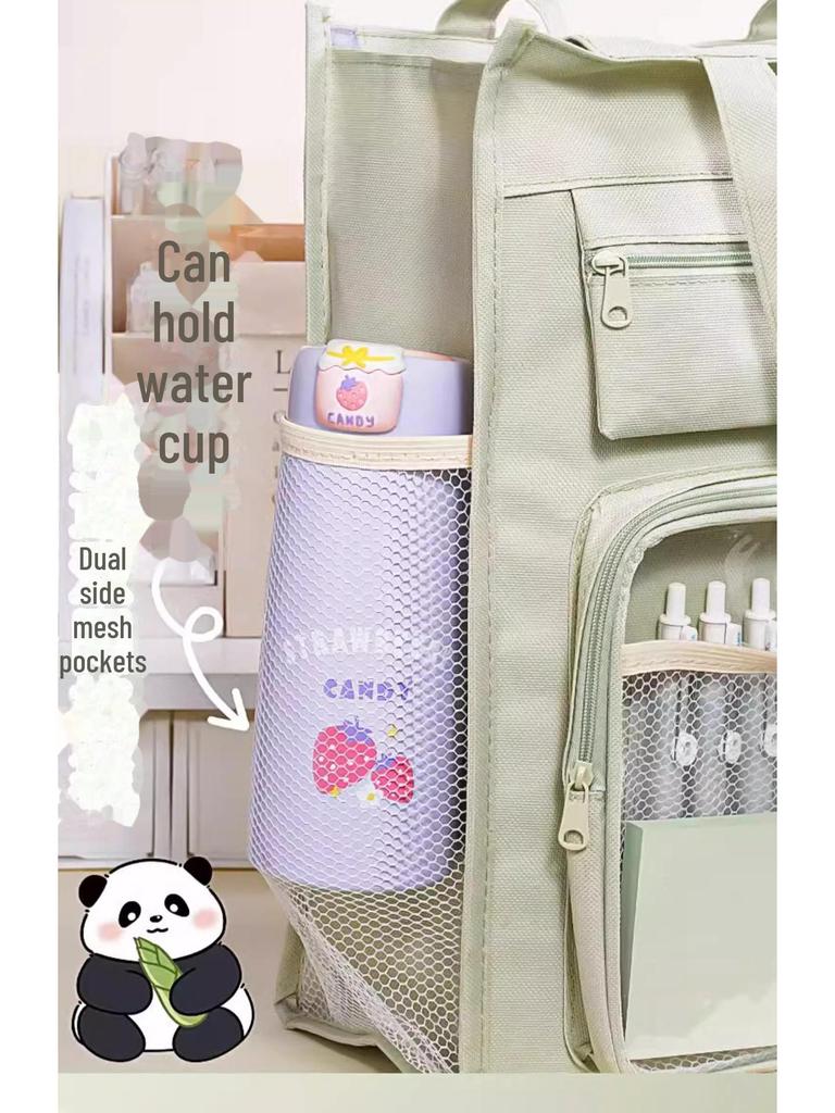 Elementary Student Canvas Schoolbag for Boys and Girls