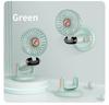 Handheld Mini Fan 3000mAh Foldable Portable Desk Outdoor Neck Hanging 5 Speed USB Rechargeable Fan Phone Stand Display Screen