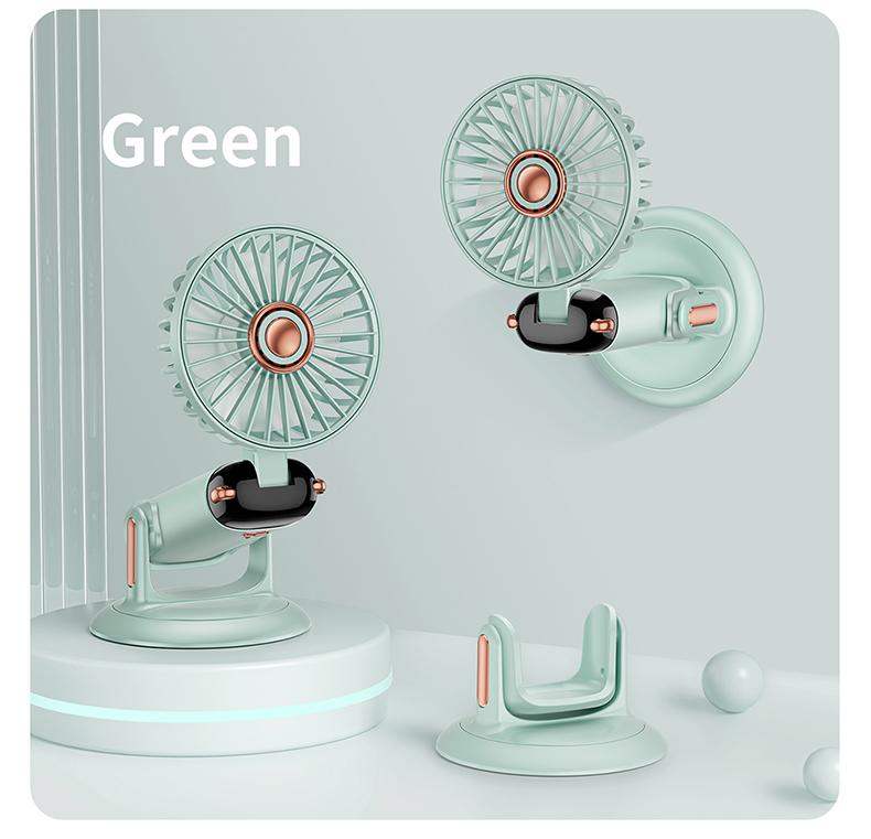 Handheld Mini Fan 3000mAh Foldable Portable Desk Outdoor Neck Hanging 5 Speed USB Rechargeable Fan Phone Stand Display Screen