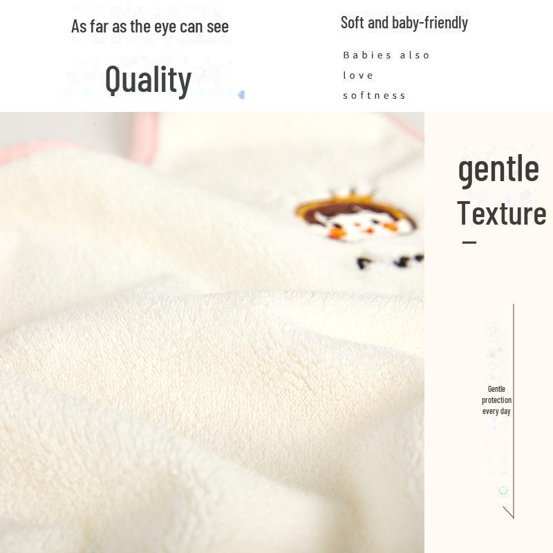 Salopete pentru bebeluși din lână corali impermeabile și respirabile - Salopetă absorbantă cu buzunar pentru orez